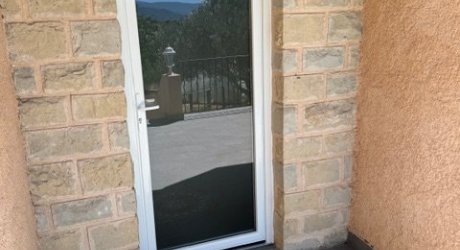 Porte d'entrée Cintrée PVC 