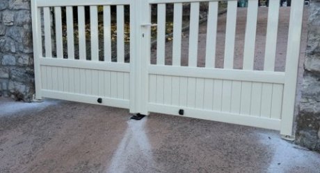 Portail 2 vantaux Aluminium modèle PINDE